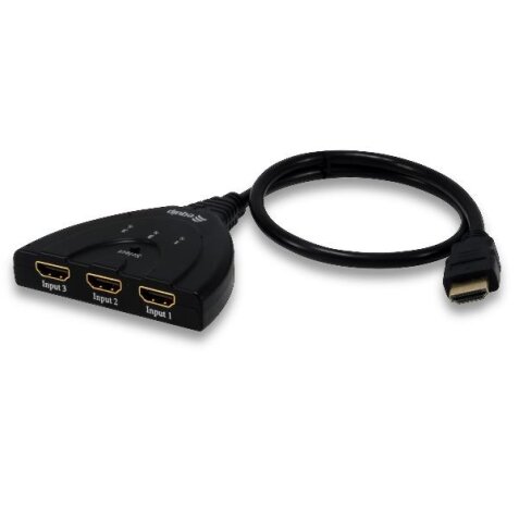 EQUIP - SWITCH HDMI 3-PORTE 1080P