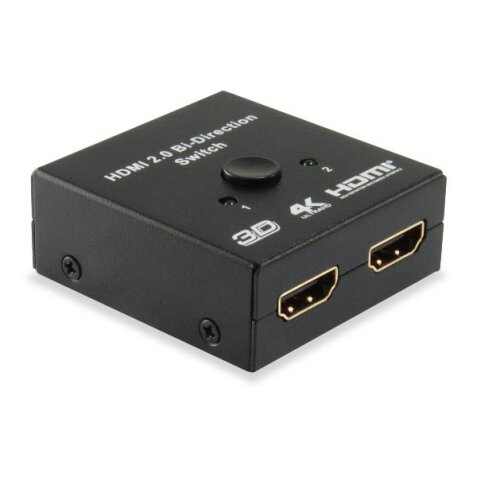 EQUIP - SWITCH HDMI 2-PORTE BI-DIREZIONALE 4K/60Hz