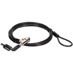 Keyed Laptop Lock  Standard Security Slot  1.8m -- 4.5mm diameter cable  Includes 2 keys