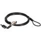 Keyed Laptop Lock  Standard Security Slot  1.8m -- 4.5mm diameter cable  Includes 2 keys