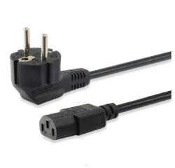 Equip High Quality Power Cord, C13 to Schuko