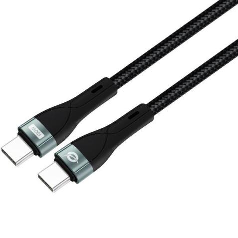 CAVO USB C-C PD 3.0 100W Ricarica Rapida 1.2m -- 20V 5A, 480Mbps, E-Mark