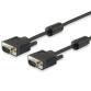 HDB15 3+7 Cable  30AWG  OD: 6mm  3m  with ferrite beads