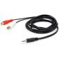 EQUIP - CAVO AUDIO STEREO da 3.5mm a 2x RCA M/F, 2.5mm