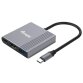 EQUIP - ADATTATORE USB-C 3 in 1, HDMI 4K/60Hz, USB-A, USB PD 100W