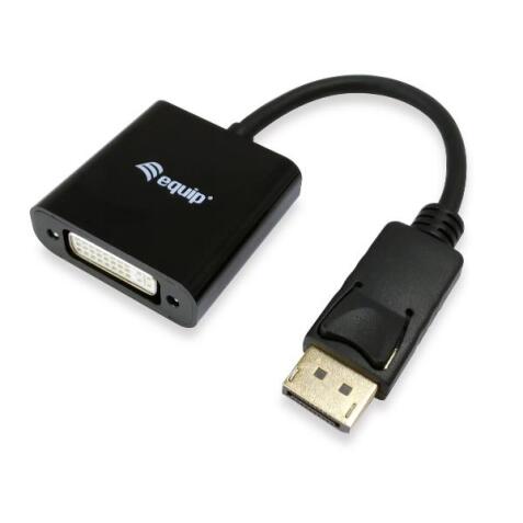 EQUIP - ADATTATORE DISPLAYPORT (M) - DVI-I DUAL LINK (F)