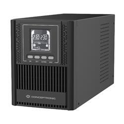 Conceptronic ZEUS52E1K sistema de alimentación ininterrumpida (UPS) Doble conversión (en línea) 1 kVA 900 W 4 salidas AC