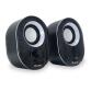 MINI USB SPEAKER -- 2X 3WATT OUTPUT POWER  3.5MM JACK SUITABLE FOR PC NB  REMOTE CONTROLLER INCLUDED - BLACK/RED