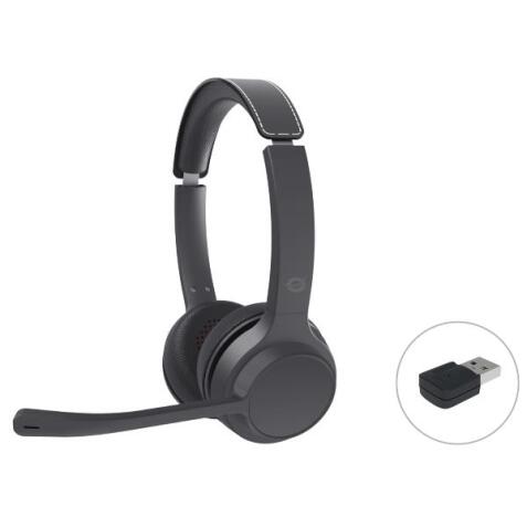 CUFFIE STEREO BLUETOOTH 5.3 con Adattore Bluetooth - Microfono con tasto Mute, Noise cancelling