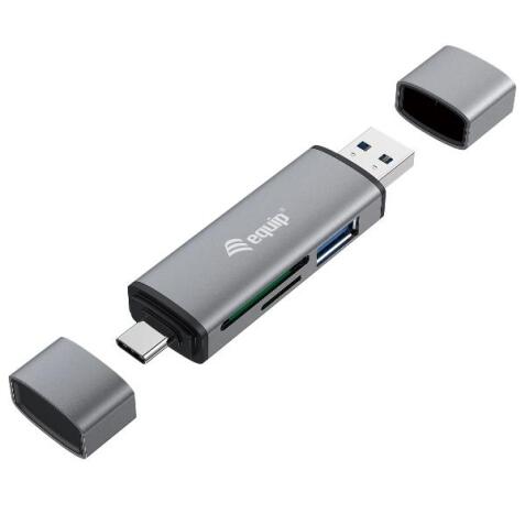 EQUIP - LETTORE DI SCHEDE CON HUB USB 3.0 ALL IN ONE OTG