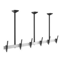 45 -50  Triple Screen Ceiling Mount -- Max. Load Capacity: 50Kg (per screen)  Max. VESA: 600x400  Free-tilting   Swiveling Design