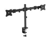 Soporte articulado de sobremesa para dos monitores de 13"-27"