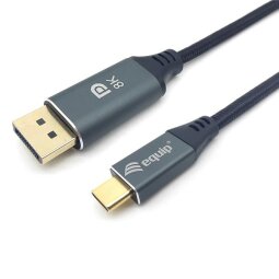 EQUIP - CAVO da USB-C a DiplayPort "Premium" 8K/60Hz M/M (comp. ThunderBolt 3), 1.0m