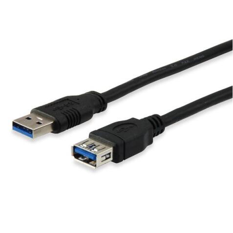 EQUIP - CAVO PROLUNGA USB 3.0, A/M A/F, 5Gbps, Nero, 2.0m