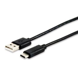 USB 2.0 Type-A to C  M/M  1.0m  Black  480M transfer