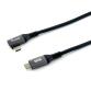 EQUIP - CAVO USB 2.0 da C a C 90°, M/M, PD 100W, 3.0m