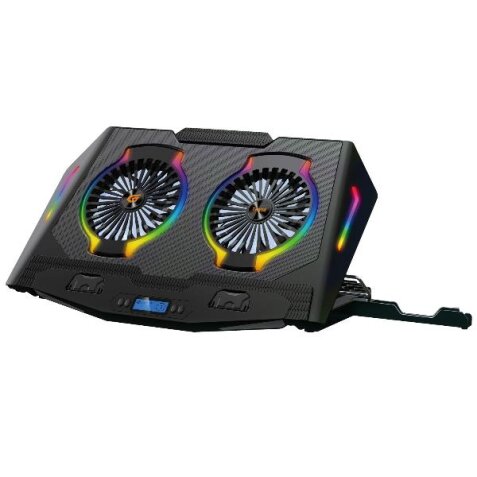 SUPPORTO DI RAFFREDDAMENTO NOTEBOOK A 2 VENTOLE - GAMING