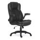 EQUIP - SEDIA ERGONOMICA DA UFFICIO DIREZIONALE - NERA