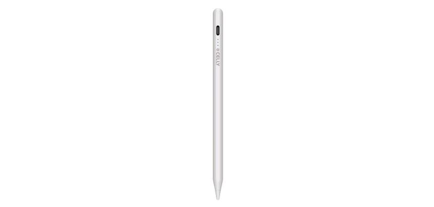 SWUNIMAGICPEN - Pennino smart touch universale con tutti i display touch, 2 punte sostitutive in confezione. indicatori LED per lo stato batteria, porta penna incluso in confezione
