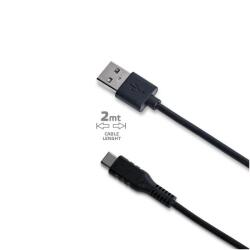 Celly USB-C2M USB cable 2 m USB A USB C Black