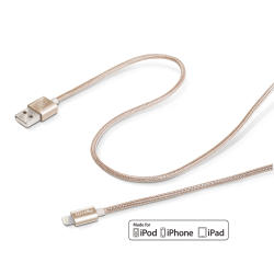 USB-A TO LIGHTNING 10W CABLE GOLD