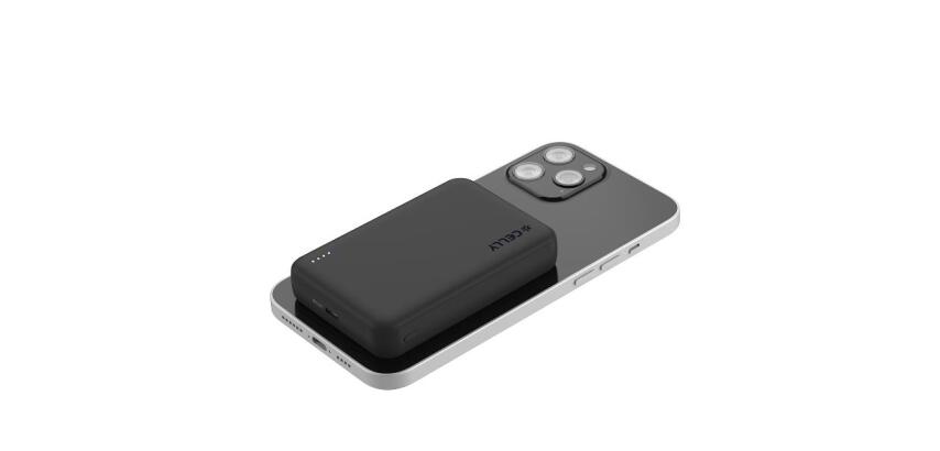 MAGPB10000PLUS - Powerbank compatibile con tecnologia Magsafe, potenza massima 15 Watt, capacità 10000 mAh, porta USB-C, indicatori LED
