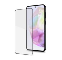 FULLGLASS - Vetro 9H con bordo colorato nero compatibile con Samsung Galaxy A36 5G/ Galaxy A36 5G Enterprise Edition