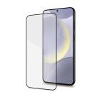 FULLGLASS - Vetro 9H con bordo colorato nero compatibile con Samsung Galaxy S25+ 5G/ Galaxy S24+ 5G