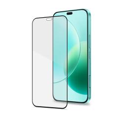 FULLGLASS - Vetro 9H con bordo colorato nero compatibile con Honor 400 Lite/ 200 Lite/ X8c/ X8b