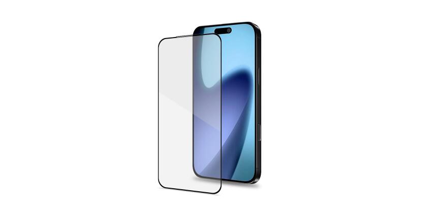 FULLGLASS - Vetro 9H con bordo colorato nero compatibile con Apple iPhone 17 Pro Max/ iPhone 16 Pro Max [IPHONE 17 CASES]