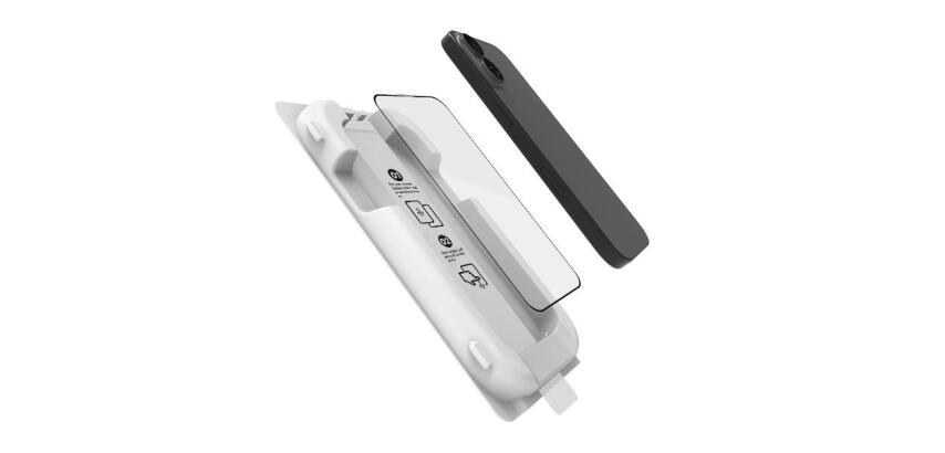 GLASSKIT - Applicatore auto-allineante con vetro protettivo 9H con spessore 0.3 mm compatibile con Apple iPhone 17 [IPHONE 17 CASES]