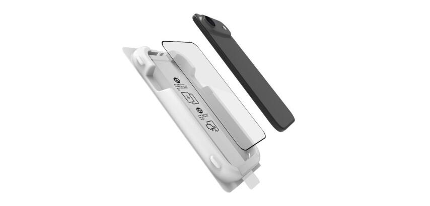 GLASSKIT - Applicatore auto-allineante con vetro protettivo 9H con spessore 0.3 mm compatibile con Apple iPhone Air [IPHONE 17 CASES]
