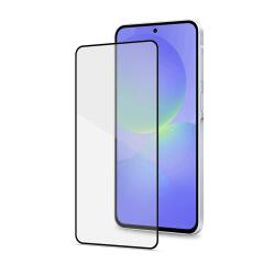 FULLGLASS - Vetro 9H con bordo colorato nero compatibile con Samsung Galaxy A37 5G/ Galaxy A37 5G Enterprise Edition