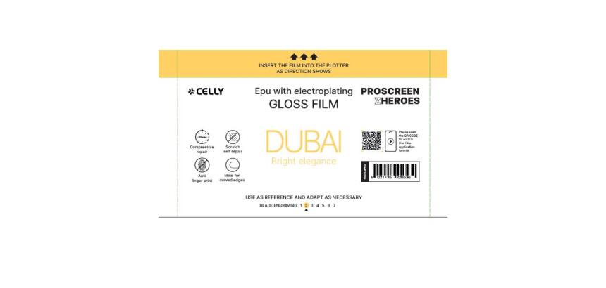 PROFILMPRO GLOSSY - Glossy Film 10 pcs - DUBAI (PROSCREEN ZHEROES)
