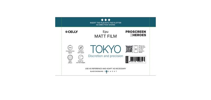 PROFILMPRO MATTE - Matte Film 10 pcs - TOKYO (PROSCREEN ZHEROES)