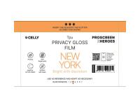 PROFILMPRO PRIVACY GLOSSY - Privacy Glossy Film 5 pcs - NEW YORK (PROSCREEN ZHEROES)