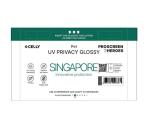 PROFILMPRO GLOSSY UV - Pellicola UV da 5 pezzi con finitura lucida e funzione Privacy compatibile con il plotter ProScreenPro - SINGAPORE (PROSCREEN ZHEROES)