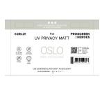 PROFILMPRO MATTE UV - Pellicola trasparente UV da 5 pezzi con finitura opaca con effetto Privacy compatibile con il plotter ProScreenPro - OSLO (PROSCREEN ZHEROES)