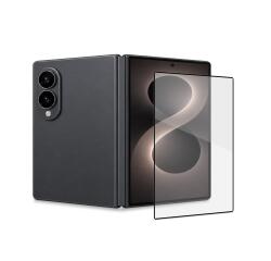 FULLGLASS - Vetro 9H con bordo colorato nero compatibile con Samsung Galaxy Z Fold 8