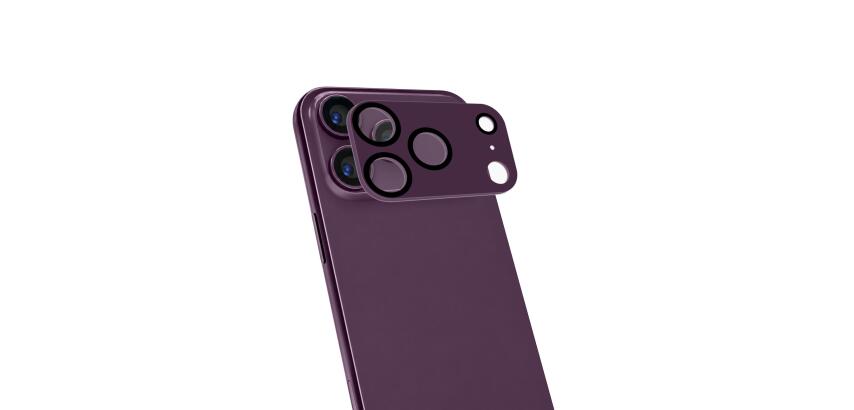 CAMERAPRO1200 - Vetro 9H doppio trattamento per la protezione della fotocamera, match in color, colore Cherry, compatibile con iPhone 18 Pro/ iPhone 17 Pro [IPHONE 18 CASES]
