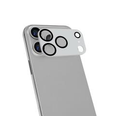 CAMERAPRO1200 - Vetro 9H doppio trattamento per la protezione della fotocamera, match in color, colore Silver, compatibile con iPhone 18 Pro/iPhone 17 Pro [IPHONE 18 CASES]