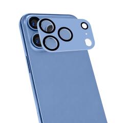 CAMERAPRO1201 - Vetro 9H doppio trattamento per la protezione della fotocamera, match in color,colore Light Blue,compatibile x iPhone 18 Pro Max/iPhone 17 Pro Max [IPHONE 18 CASES]