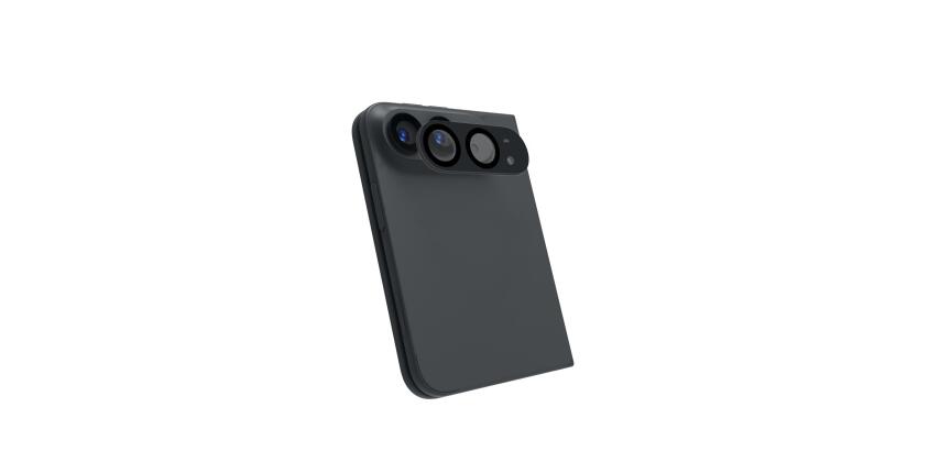 CAMERAPRO1202 - Vetro 9H con doppio trattamento per la protezione della fotocamera, match in color con smartphone, colore Dark Grey, compatibile con iPhone Duo [IPHONE 18 CASES]