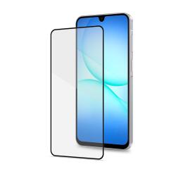 FULLGLASS - Vetro 9H con bordo colorato nero compatibile con Samsung Galaxy A18 5G/ A18 4G/ A17 5G/ A17 4G/ A16 5G/ A16 4G