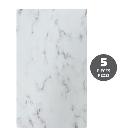 Customized skin - MARBLE FINISH FILM - 5 PIECES [PRO SKIN]