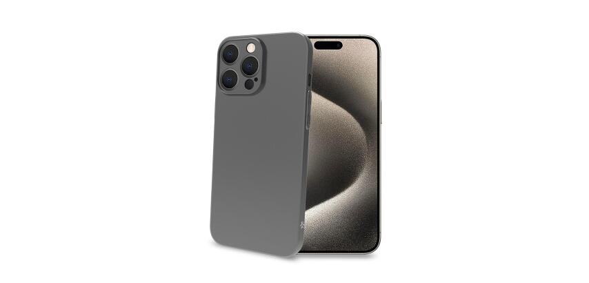 SPACE - Cover morbida super sottile in TPU colore nero compatibile con Apple iPhone 16 Pro Max [IPHONE 16 CASES]