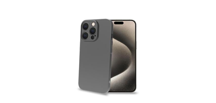 SPACE - Cover morbida super sottile in TPU colore nero compatibile con Apple iPhone 16 Pro [IPHONE 16 CASES]
