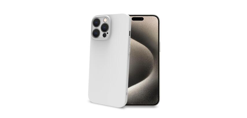 SPACE - Cover morbida super sottile in TPU colore bianco compatibile con Apple iPhone 16 Pro Max [IPHONE 16 CASES]
