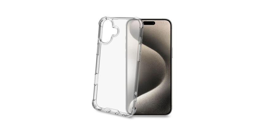ARMOR - Cover rigida trasparente con bordi corrazzati e angoli rinforzati compatibile con Apple iPhone 16 Plus [IPHONE 16 CASES]