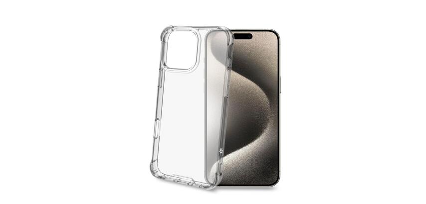 ARMOR - Cover rigida trasparente con bordi corrazzati e angoli rinforzati compatibile con Apple iPhone 16 Pro Max [IPHONE 16 CASES]